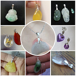 8 шт. 4 стильных серебряных держателя для ледоруба STER-PH0001-52