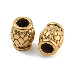 Ионное покрытие (IP) 304 нержавеющая сталь европейские бусины STAS-F243-35G