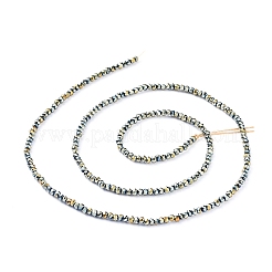 Стеклянные бусины с гальваническим покрытием &nbsp;EGLA-F149-FP-09