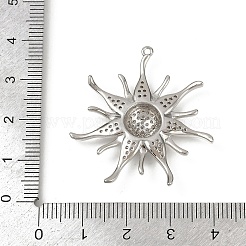 Латунные микро проложить кубического циркония подвески&nbsp;KK-M322-47B-P