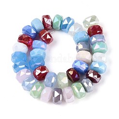 Стеклянные бусины с гальваническим покрытием &nbsp;EGLA-N022-04A-A01