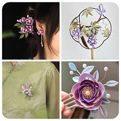 6 рулон ниток для вышивки из полиэстера 6 цветов&nbsp;OCOR-TA0003-14B