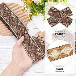 Лента из полиэстера в этническом стиле OCOR-WH0077-37A