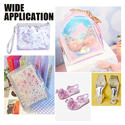 6 лист 6-х цветных виниловых листов из кожи DIY-AR0002-21