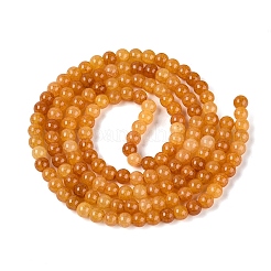Brins de perles de verre craquelé teintées à effet ombré&nbsp;GLAA-Q106-01A-B10