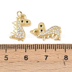 Латунные микро проложить кубического циркония подвески KK-F919-18G