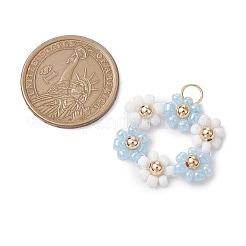 Подвески из цветочного стекла&nbsp;PALLOY-JF02979