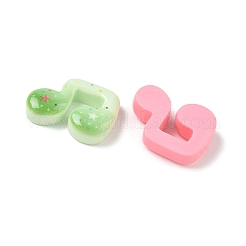 Bedruckte Cabochons aus undurchsichtigem Harz&nbsp;RE-CBABBBE-02