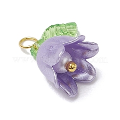 Акриловые бусины с пластиковыми бусинами-имитаторами жемчуга&nbsp;PALLOY-JF03825-02