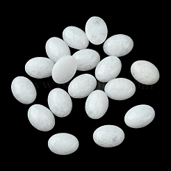 天然石ホワイトジェイドカボション  オーバル  8~8.5x6~6.5x2.5~3.5mm&nbsp;G-A094-01B-13