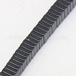 Electroplate non magnetici ematite Perle sintetiche heishi fili&nbsp;G-J171A-2x2mm-03