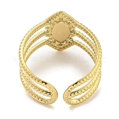 Ионное покрытие (ip) 304 нержавеющая сталь синтетические бирюзовые манжеты кольца G-Z056-03G-04