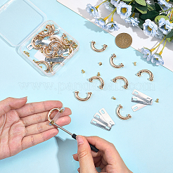 18 шт. пряжки D-образного типа из сплава для арочного моста&nbsp;FIND-CL0001-54KCG