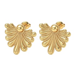 Blume 304 Edelstahl Ohrstecker für Frauen&nbsp;EJEW-K333-32G