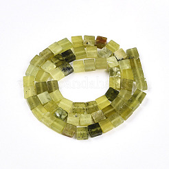 Природного нефрита Xiuyan бисер нитей G-N346-05A-08