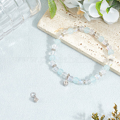 2 шт. 925 подвески в виде игральных костей из стерлингового серебра STER-BBC0008-43