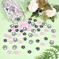 150шт 3 цвета деревянные бусины с принтом&nbsp;WOOD-ME0001-09