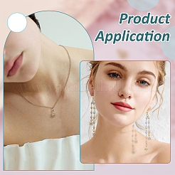 20 шт. латунные стеклянные подвески KK-BC0014-95