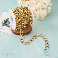 Декоративные цепи алюминиевые скрученные цепи обуздать цепи CHA-TA0001-07G