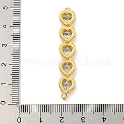 Латунь с покрытием из прозрачного кубического циркония&nbsp;KK-C074-19G-02