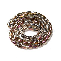 Прозрачные стеклянные бусины гальваническим пряди&nbsp;EGLA-F150-HP02