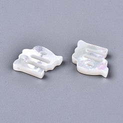 Shell perle bianche naturali&nbsp;SSHEL-ZX004-02A