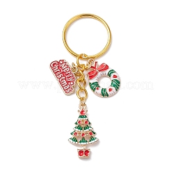 Рождественский брелок из эмали из сплава KEYC-JKC00910