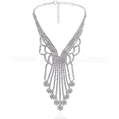 Комплекты из цепочки из сплава с кристаллами и стразами&nbsp;FS-WG4CE3B-06