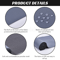 Chiffon anti-poussière en microfibre pour clavier de piano&nbsp;AJEW-WH20070-251B