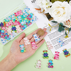 36шт 6 стиля подвески из полупрозрачной смолы CRES-DC0001-06