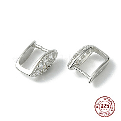 Антикоррозийное родиевое покрытие 925 стерлинговое серебро микропаве кубические цирконии подвески баилы STER-P034-21P