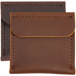 2 шт. 2-х цветные прямоугольные мешочки для колец из искусственной кожи&nbsp;ABAG-CL0001-20