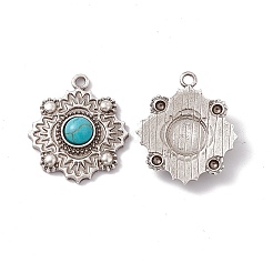 Синтетические бирюзовые подвески&nbsp;PALLOY-D013-19AS