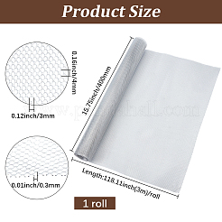 3 m Aluminium-Maschenblech&nbsp;AJEW-GF0013-48E