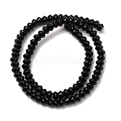 Бусины из натурального черного оникса&nbsp;G-P161-20-6x4mm