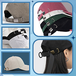 40 пакет 5 цвета наборы для регулировки фуражки из железа и латуни&nbsp;FIND-GA0007-45