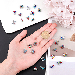 Slide charms rhinestone in lega &nbsp;ALRI-SC0001-08P