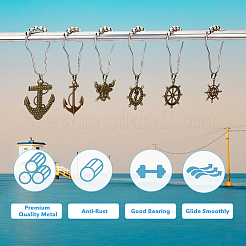 12 шт. железные кольца для душевой занавески DIY-FH0005-16AB