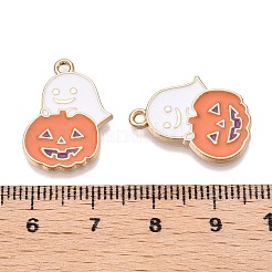 Pendentifs en émail d'alliage de placage de support de thème d'halloween&nbsp;LS-ENAM-N056-358A