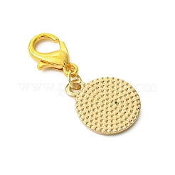 Улыбающееся лицо эмалированный сплав подвесные украшения&nbsp;HJEW-JM02890