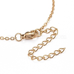 Ионное покрытие(ip) 304 нержавеющая сталь подвески ожерелья&nbsp;LS-NJEW-Z007-01G