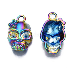 Supports de strass pendentif en alliage de couleur arc-en-ciel&nbsp;PALLOY-N163-136-NR