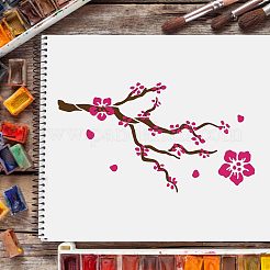 Modelli di stencil per pittura da disegno riutilizzabili in plastica&nbsp;DIY-WH0172-307