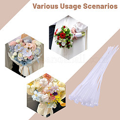 50 шт. полипропиленовые пластиковые трубки для цветов&nbsp;AJEW-GL0002-97A