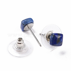 Природные лазурит шпильки уха&nbsp;EJEW-K091-01P-04