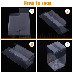 Прозрачная пластиковая ПВХ коробка подарочная упаковка CON-DC0001-11A