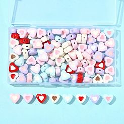 100 шт. Непрозрачные акриловые бусины OACR-FS0002-48