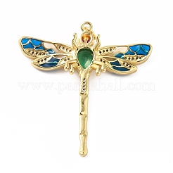 Стойки обшивки латунь микро проложить Циркон подвеску KK-E281-07G-02