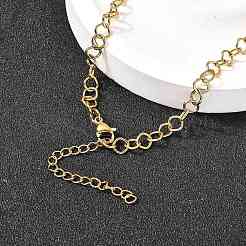 Цепочки из ромбовидной цепи из нержавеющей стали 304 толщиной 5 мм для женщин и мужчин&nbsp;NJEW-A054-02G