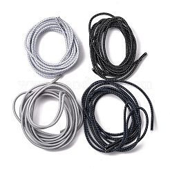 16 комплект 4-х цветных эластичных шнурков с замком своими руками&nbsp;AJEW-NB0002-35